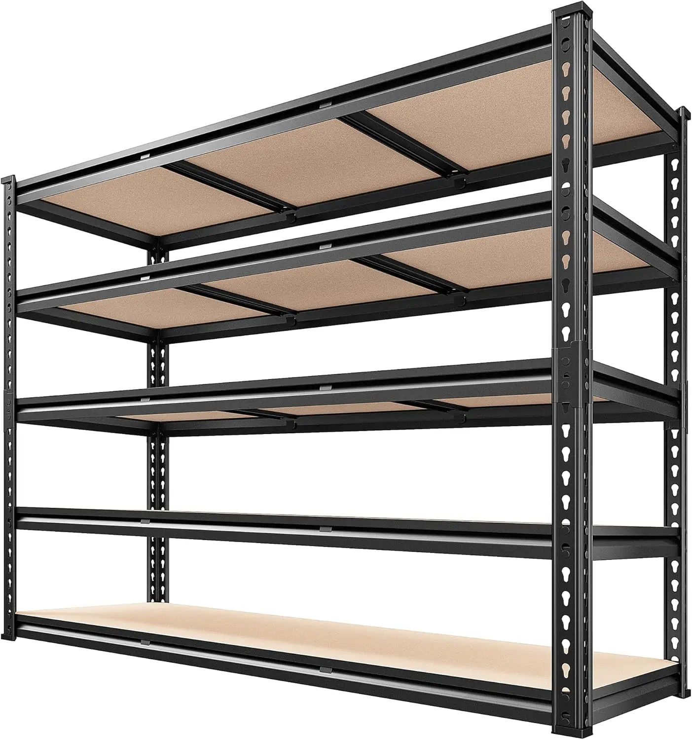 Garage Shelving Heavy Duty Storage Shelves 3000LBS Heavy Duty Shelving 72''H Adjustable Metal Shelves for Garage Storage Rack In