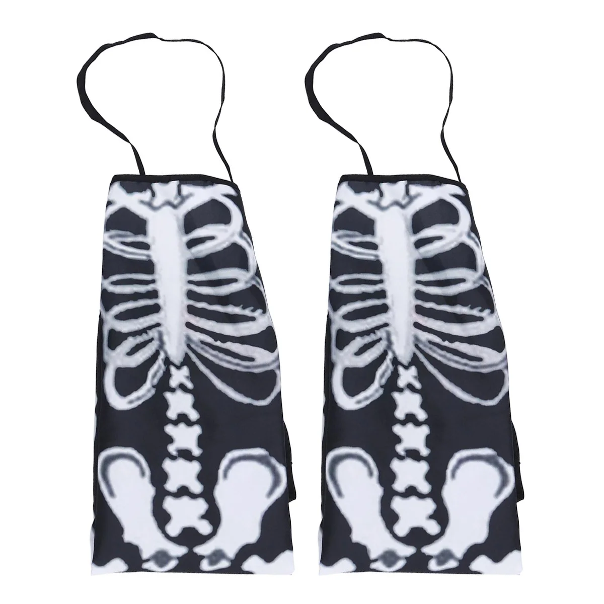 

2pcs Printing Apron For Adults Halloween Horror Kitchen Baking Gardening Bbq Cooking Apron Dirt Oil Proof