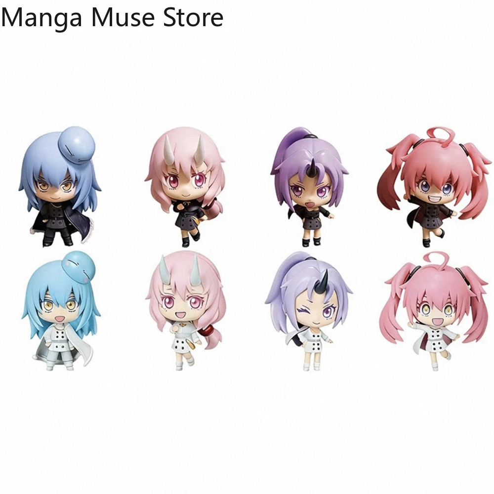 

8pcs/set Original Bushiroad Q version Gashapon That Time I Got Reincarnated as a Slime Rimuru Tempest Anime Model Cartoon