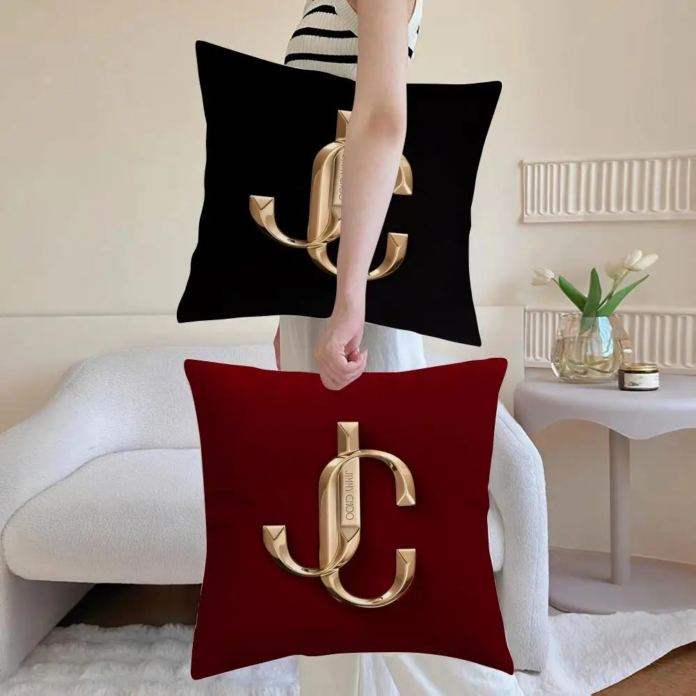 Celebrity J-JC Cushion Cover Breathable Linen Pillowcase Summer Odorless Eco-Friendly Invisible Zipper Washable