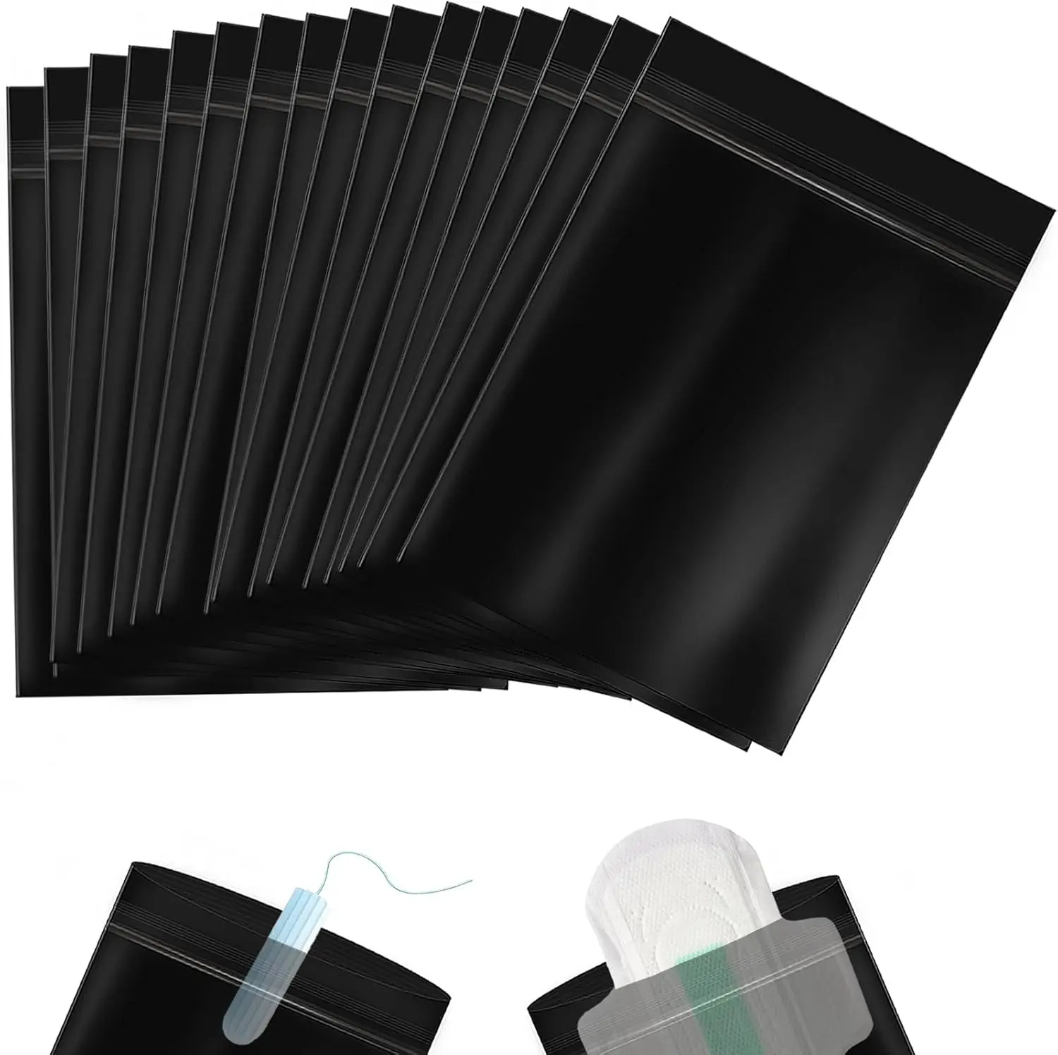 Damenbinden-Entsorgungsbeutel, 100/200 Stück, Tampon-Entsorgungsbeutel für Frauen, versiegelt, undurchsichtig, Damenhygiene-Entsorgungsbeutel für die Privatsphäre