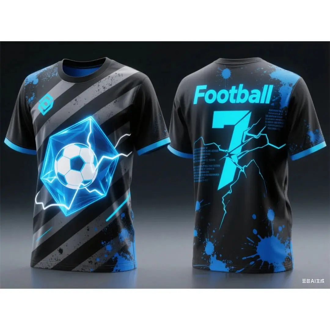 قميص كرة القدم للرجال الصيف الرياضة في الهواء الطلق التجفيف السريع اللياقة البدنية التدريب جولة الرقبة تي شيرت ثلاثية الأبعاد الطباعة أعلى تنفس قصيرة sle #3