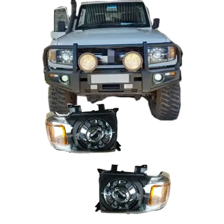 Wholesale Pickup Lc70 Lc75 Car Modification Led  Headlight for  LAND CRUISER  Lc76 Lc78 Lc79 Head Light Front Lamp