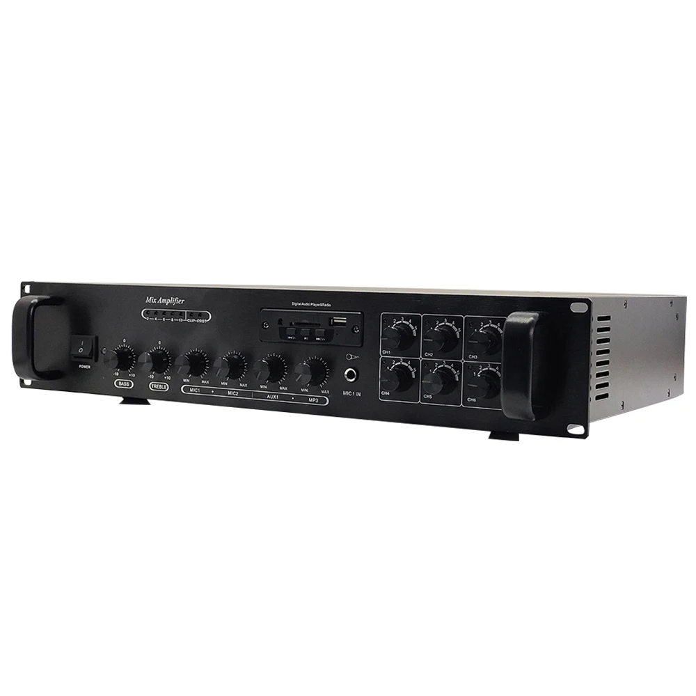 

4-channel Signal Input PA Mixer Amplifier With BT USB SD FM Mic And AUX Extreme Power Amplifier