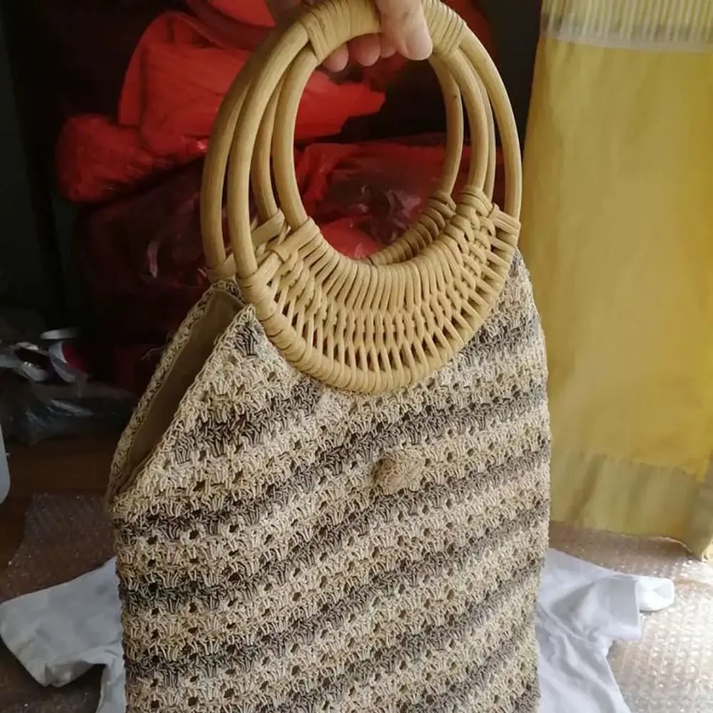 

Detachable Straw Bag Handles Handbag Handles Shoulder Bag Strap Tote