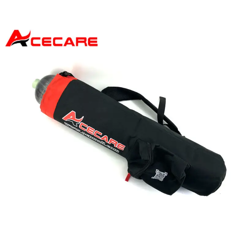 ACECARE Scuba High Pressure Air Tank 6.8L CE 4500Psi 300Bar with Black Cylinder Bag