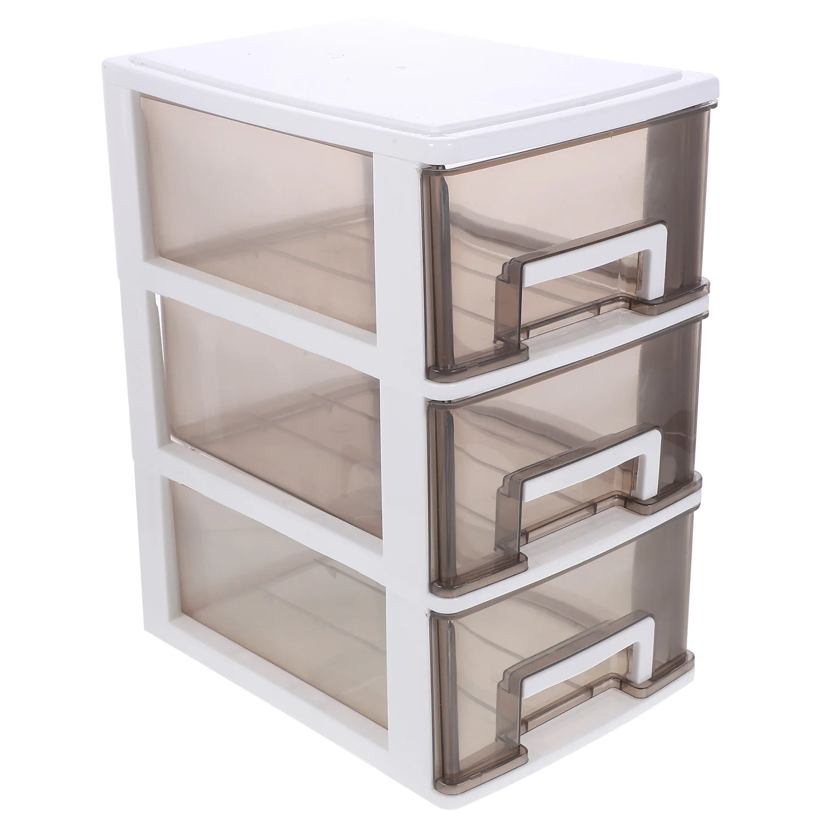 

Drawer Type Storage Box Plastic Multifunctional Desktop Organizer Transparent Black White Organizer Sundries