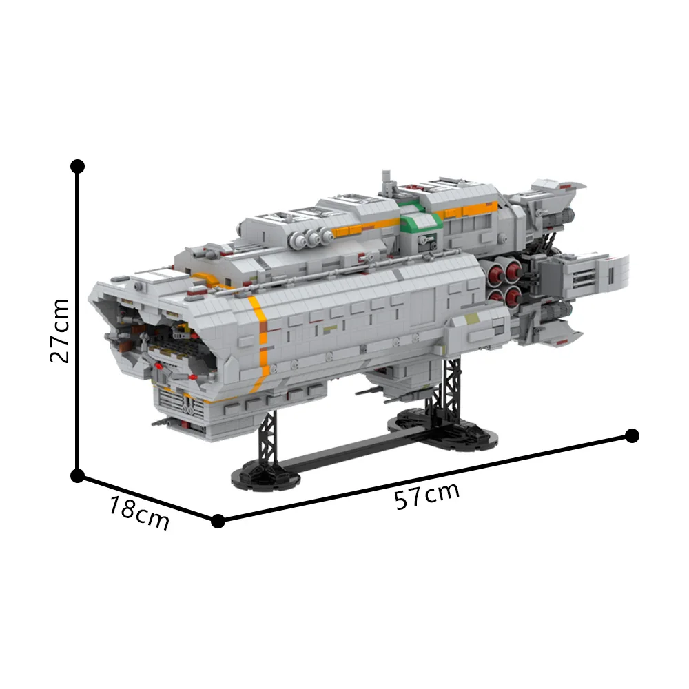 Gobricks MOC Canterbury from The Expanse Building Blocks Bricks Toys Gift