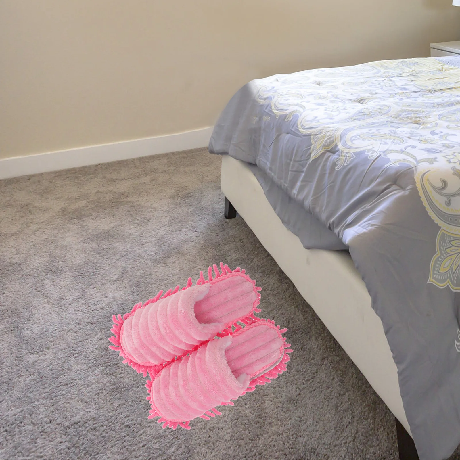 

Microfiber Cleaning Slippers Lazy Mopping Shoes Soft Detachable Sole Easy Clean Womens Floor Mop Home Use Sandals
