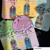 Colorful Sea Anemone Specimen Keychains Real Jellyfish Bag Accessories Creative Student Children Bookbag Marine Pet Pendants