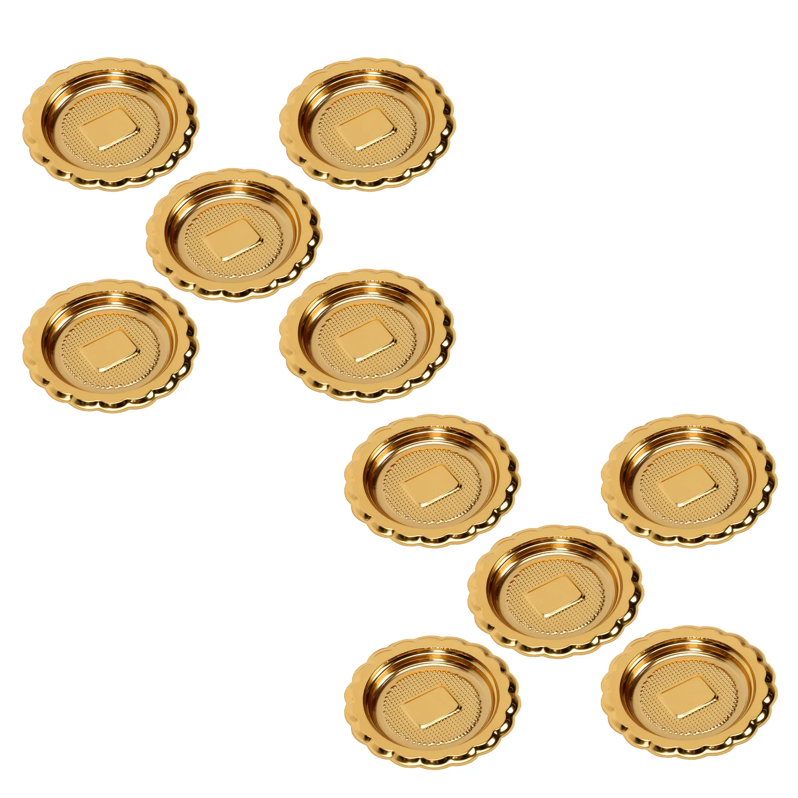 20 Pcs Cake Tray Gold Plate Stand Serving Trays Displaying Bottom Boards Dessert Pads for Food