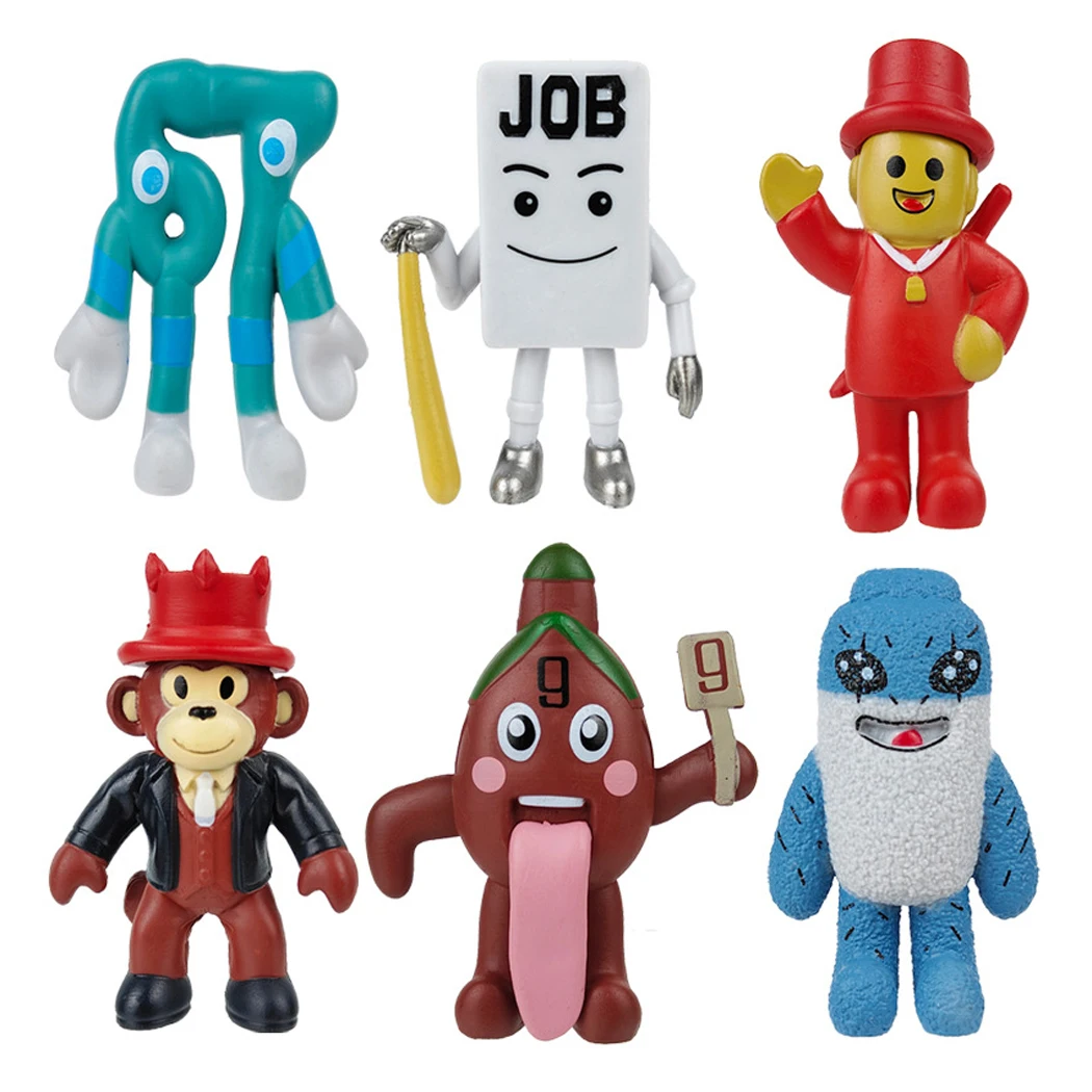 Funny PVC Model Brain rot Game Figurine Juguete Steal a Brainrot