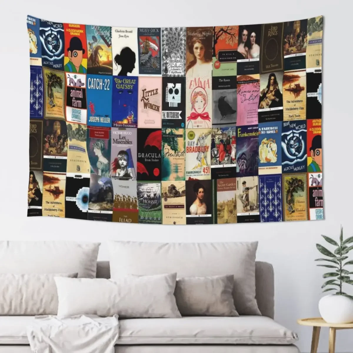 

Classic Literature Book Covers Tapestry Decoration For Bedroom Decorations For Your Bedroom Tapestry
