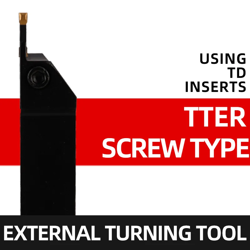 

External Grooving Turning Tool TTER1212 TTER1616 TTER2020 TTER2525 2T17 3T20 4T25 5T25 TTER Lahte Cutter TTER1616-2T17