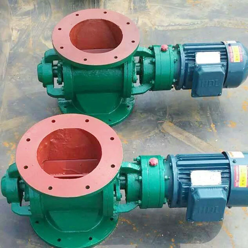 

Electric ash unloading valve, chain rotating square mouth round mouth shutdown fan, frequency conversion impeller star unloader