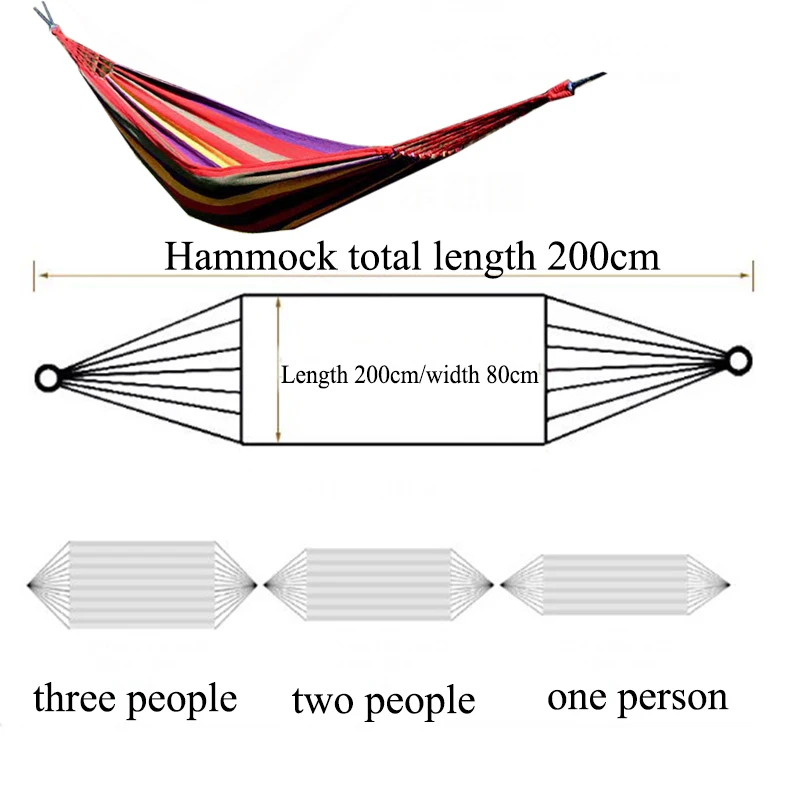 E2 Camping Hammock Portable Tourist Tent Multi-Person Triangular Hammock Summer Camping Garden Swing Bed Outdoor Terrace Tent