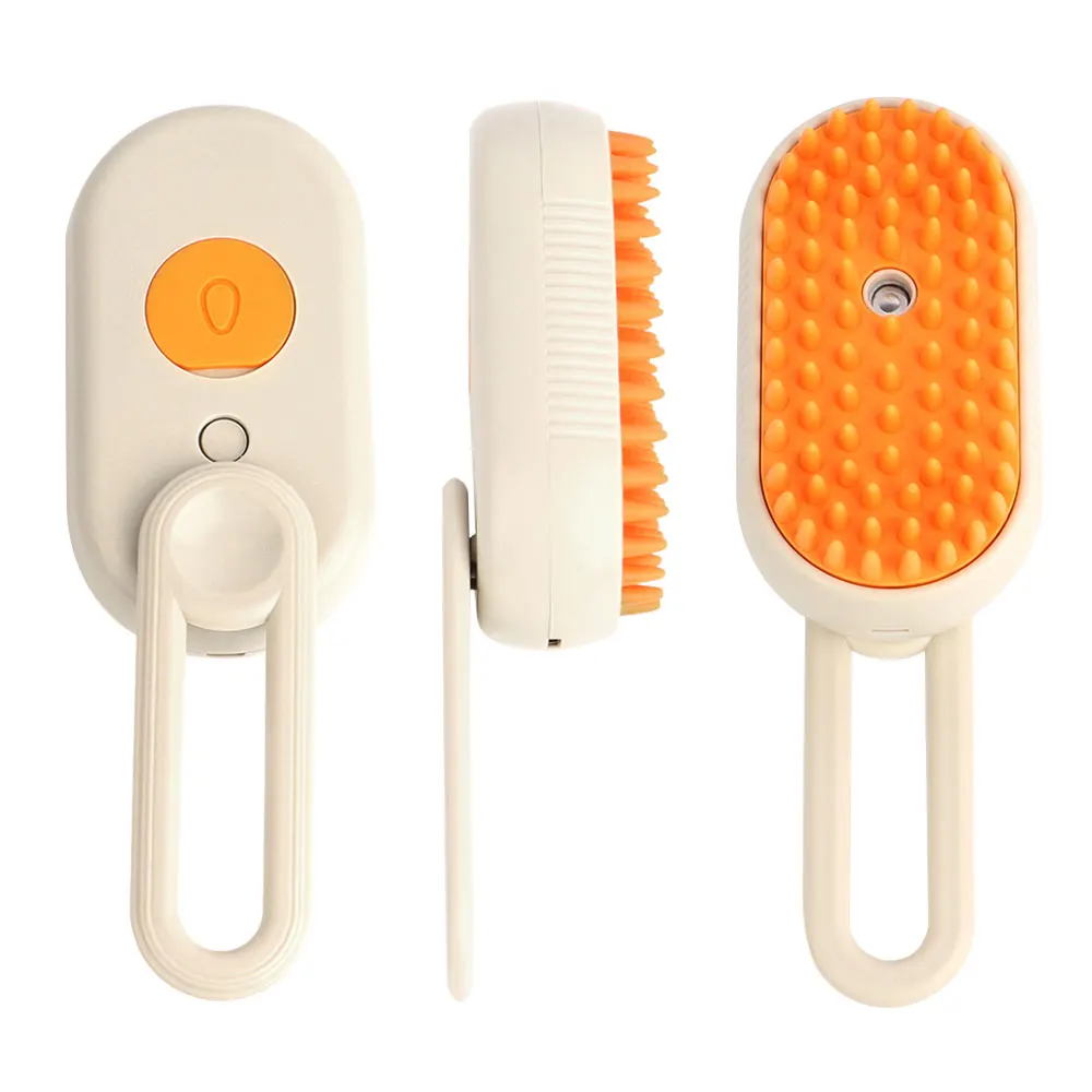 Pet Cat Steam Brush 3 in 1 Kitty Dog Comb Brush Electric Spray Cat Steamy Hair Brushes Massage Hair Removal Combs Pet Grooming