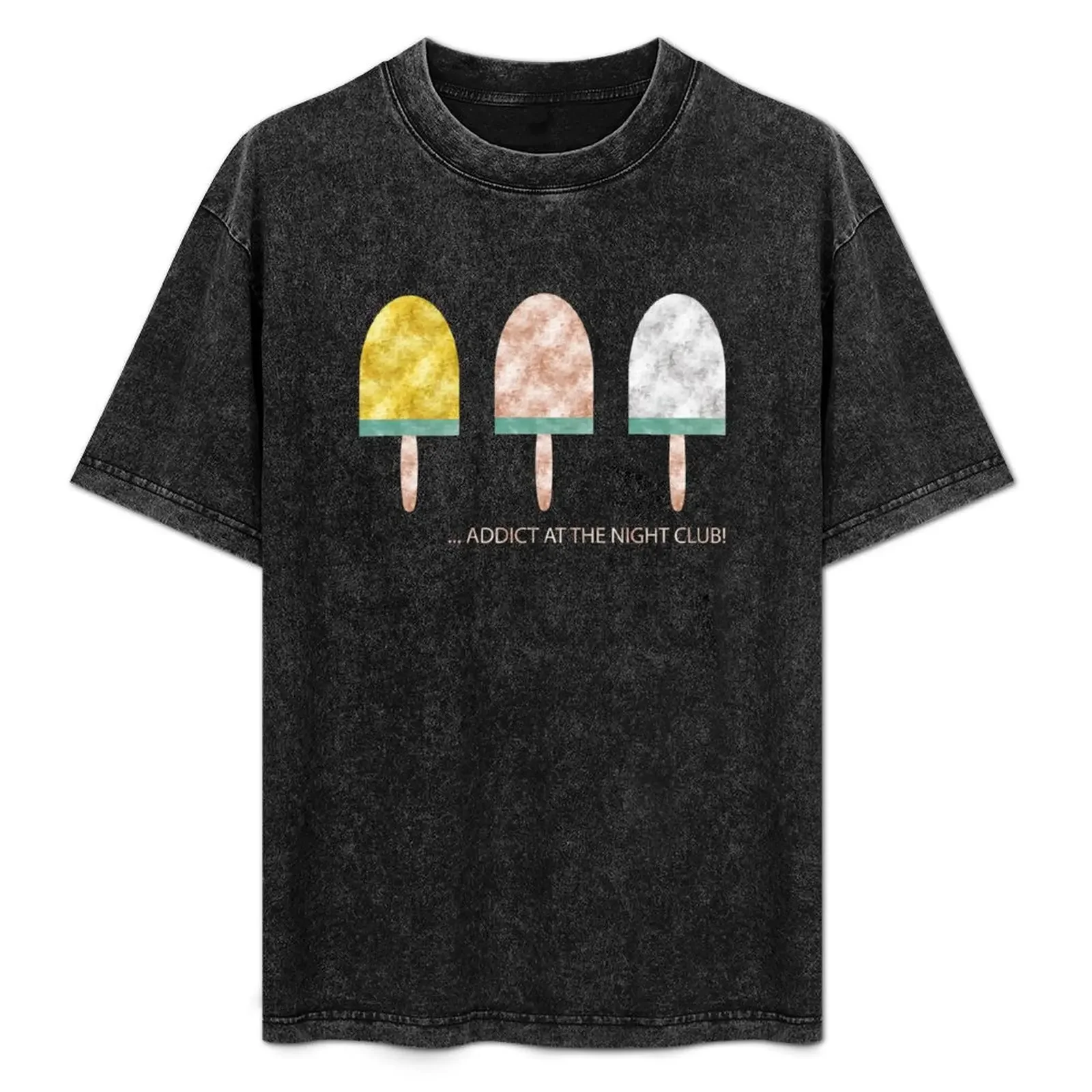 

Ice cream addict at the night club T-Shirt Relaxed Fit Casual Short Sleeve Top