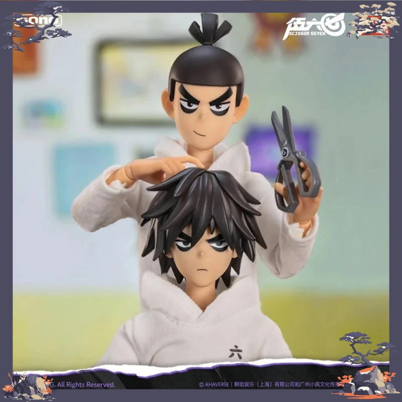 

New Genuine 22cm Scissor Seven Cloth Gown Action Figure 1/8 Joint Movable Doll Collect Model Desktop Decoration Birthday Gift