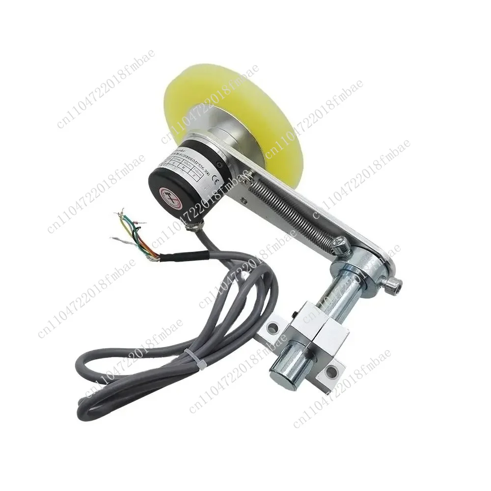 GHW38-06G300BMC526-300 300mm encoder wheel for conveyor belt NPN output, with mounting bracket