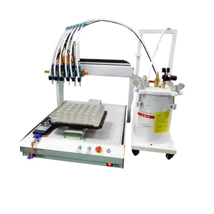 

Glue six-panel light, flat light, silicone rubber automatic dispensing machine