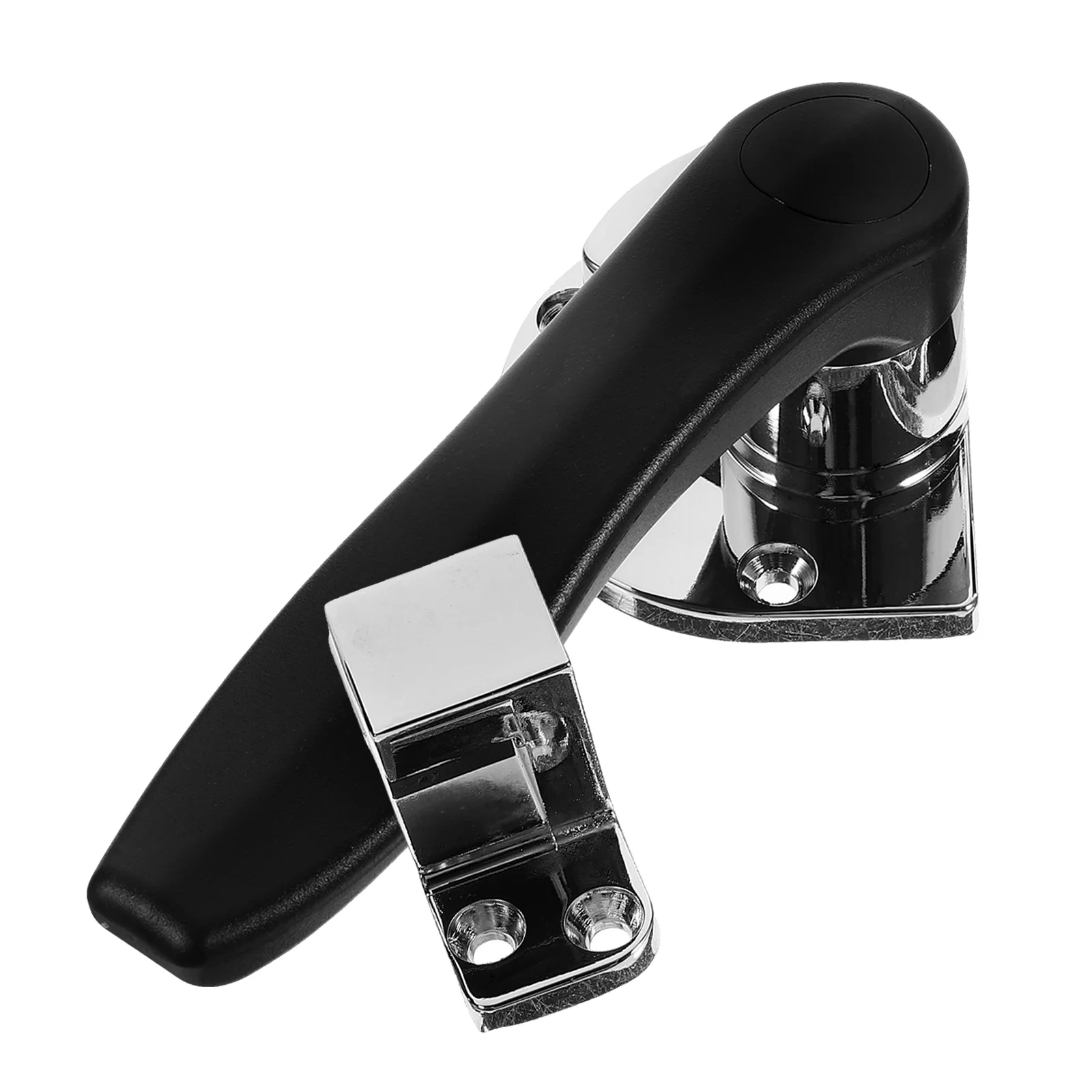 

1 set 1 Set Heavy Duty Freezer Door Latch Metal Lock Zinc Alloy Handle Steamer Cabinet Door Pull Hardware Replacement Hinges For