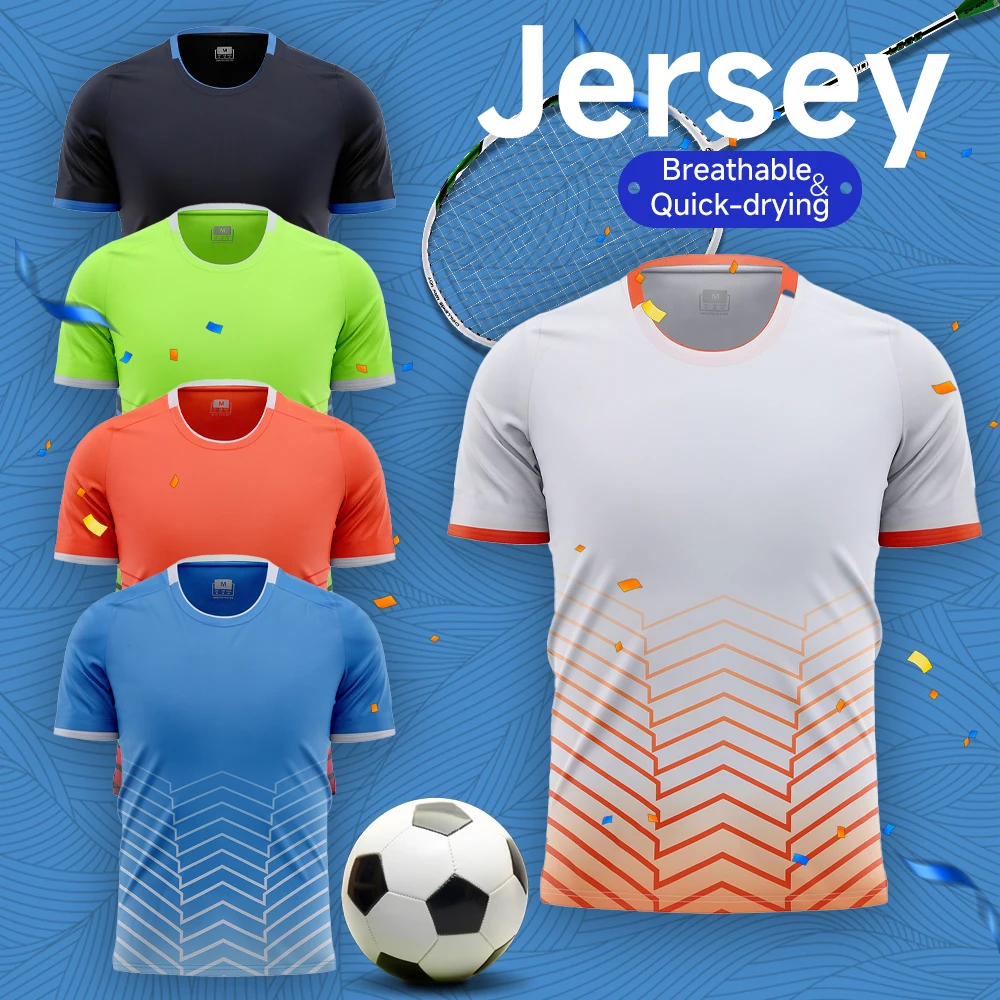 

Дышащая быстросохнущая летняя футбольная майка для взрослых и мужчин с принтом на заказ (сезон 2025/26)