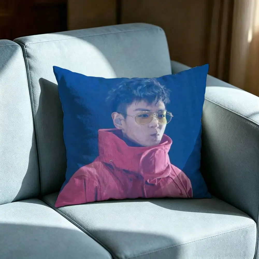 For Top Choi Seung Hyun Double-sided printed pillow cover Solid color minimalist pillowcase, fits all bedroom styles
