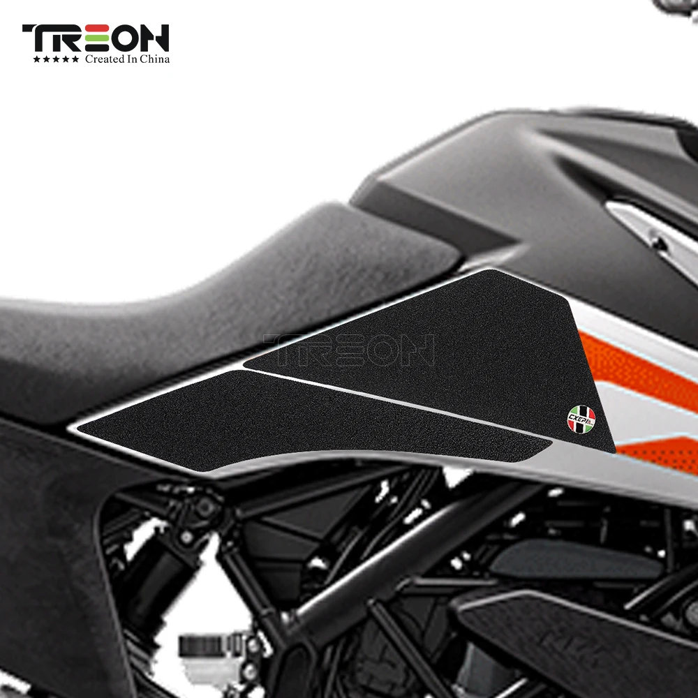 For KTM 390 ADV Adventure 2020 2021 2022 2023 Tank Knee Grip Traction Side Decals Motorcycle Anti Slip Tank Pad Stickers