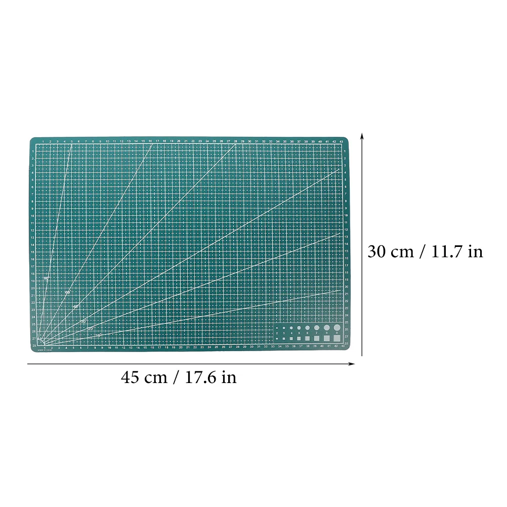 2개 플라스틱 커팅 매트 12X12 인치 양면 미끄럼 방지 조각 DIY 공예 퀼팅 스크랩북 재봉 수공예용