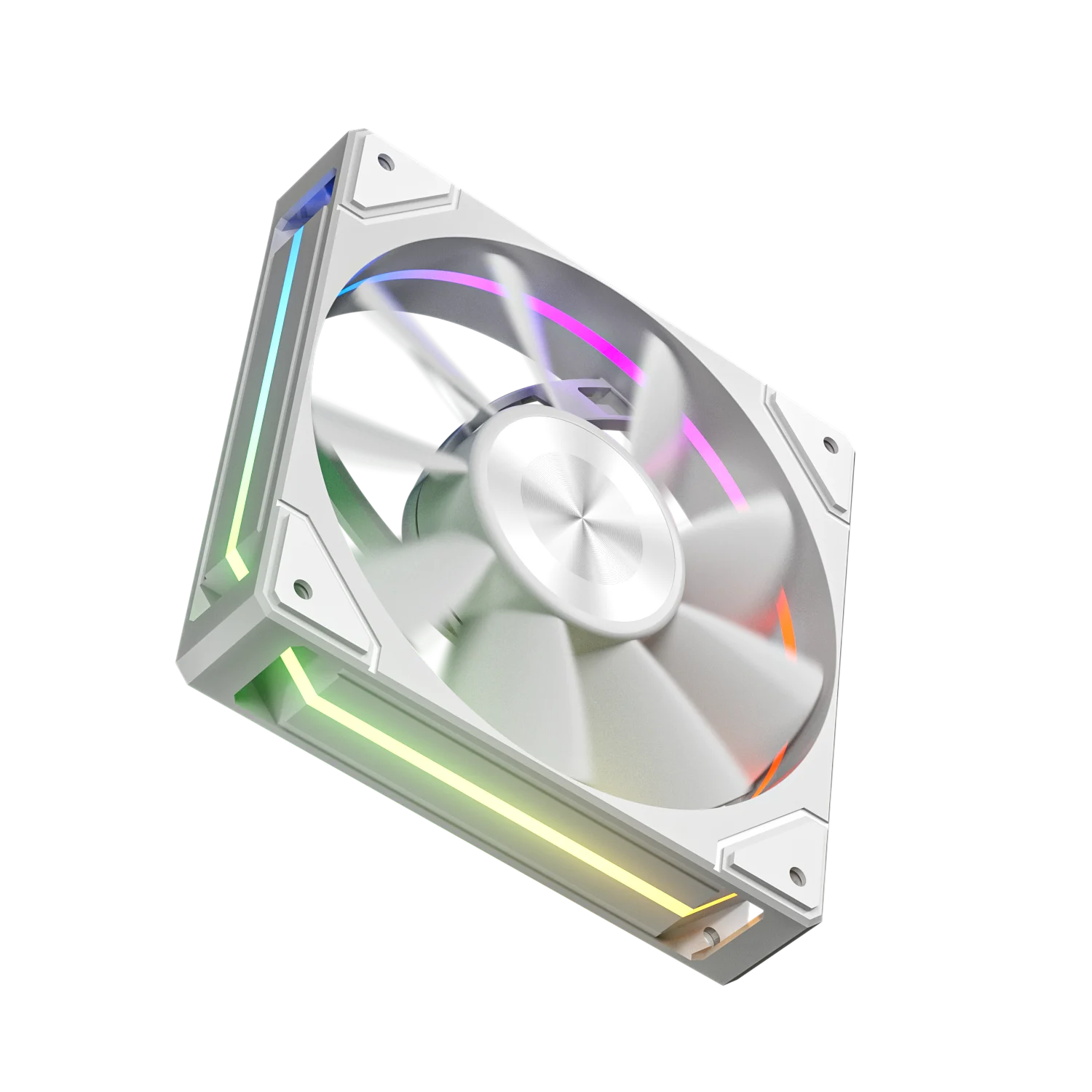 Power Train X-GAMERX A12 ARGB CPU Case Fan 120mm 5V 3PIN Motherboard Lighting Sync 4PIN PWM 800-1800RPM 71.66CFM Case Cooler Fan