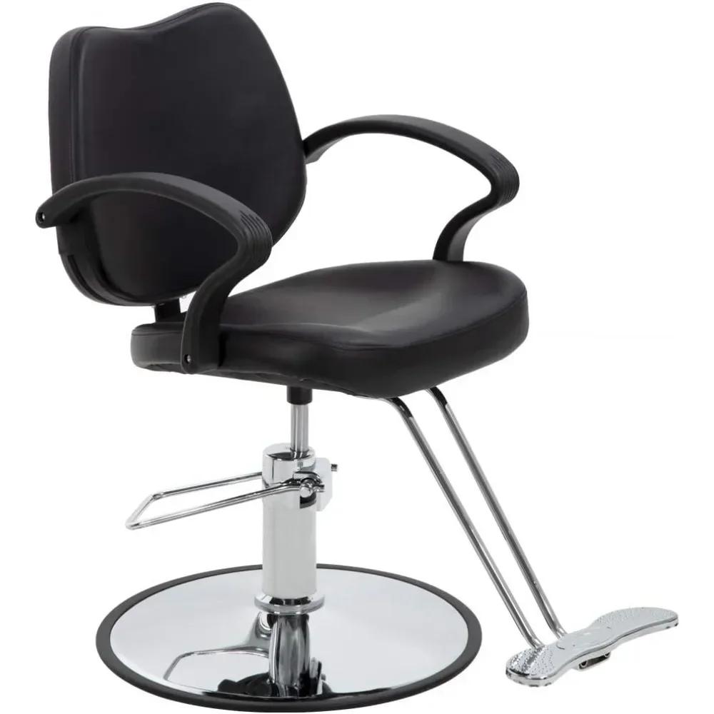 Heavy Duty Hydraulic Pump Chair for Hair Styling, Cadeira de barbeiro para cabeleireiro, Beleza, Shampoo, Estilista, Mulheres, Homem