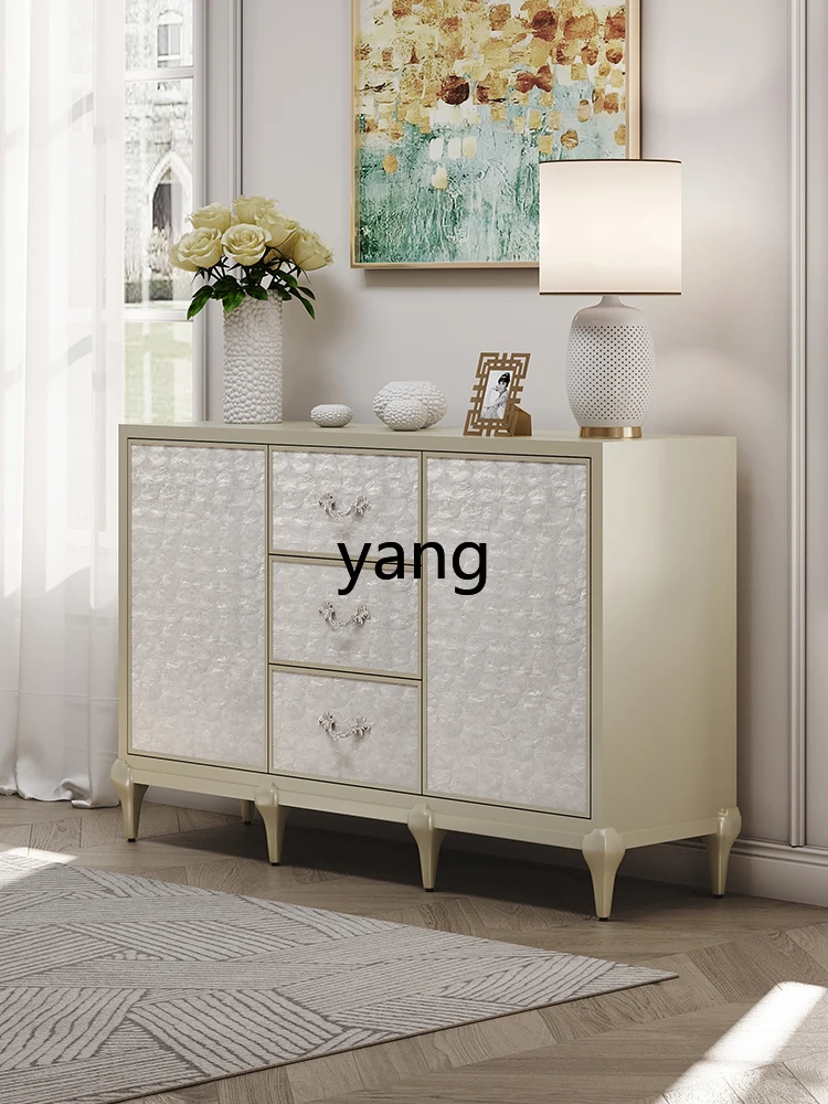 L'm'm High-End Natural Shell Curio Cabinet Modern Minimalist Designer Model Storage Sideboard Cabinet