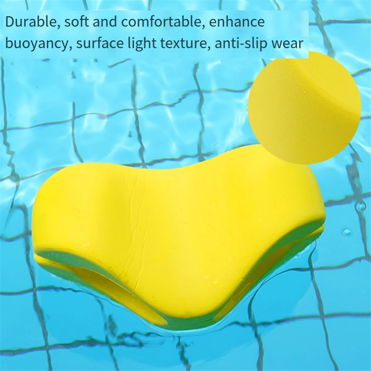 لوحة حزام الساق لمدرب السباحة الحر من ABJZ، شكل 8 تعويم لتقنيات السباحة المحسنة، مثالية لممارسة السباحة الحر