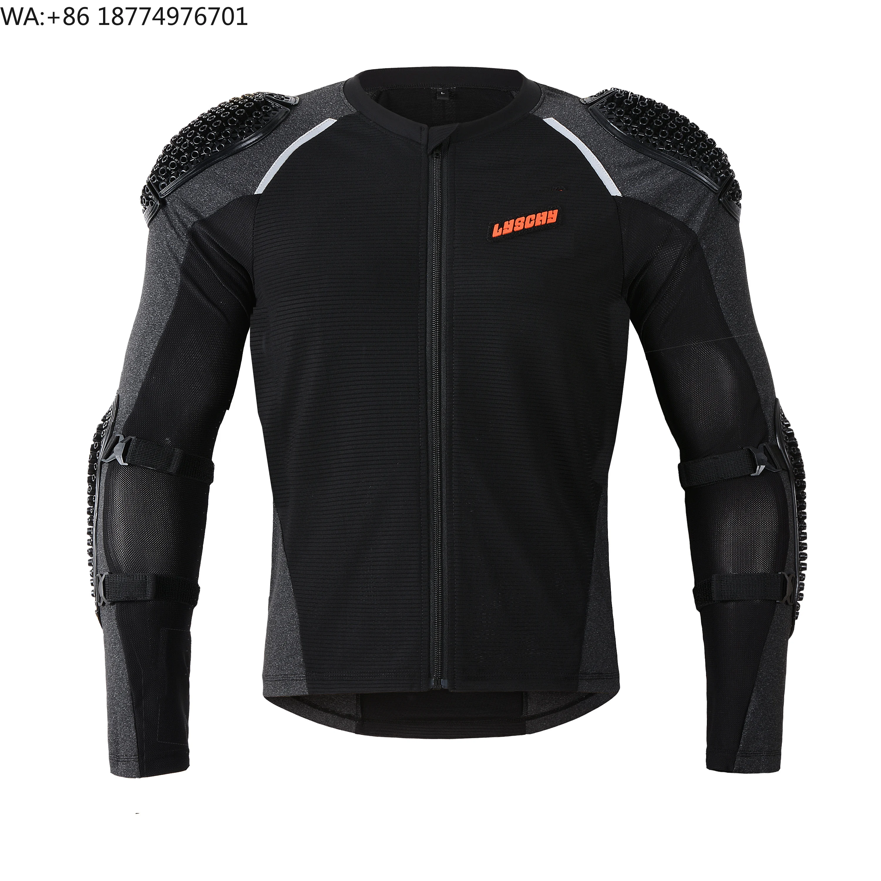 STOCK LY873 Breathable Motorcycle Motorbike Motocross Riding Body Armor Pads CE Protector Jacket OEM