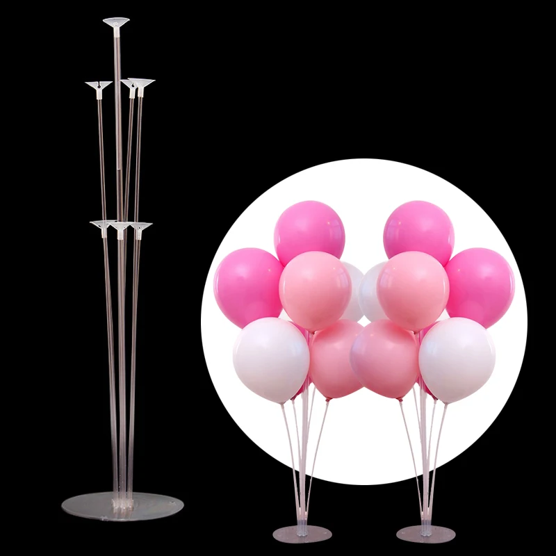 73cm Tubes Balloon Stand Holder Column Confetti Happy Birthday Ballon Kids Baby Shower Wedding Party New Year Decorations Parts