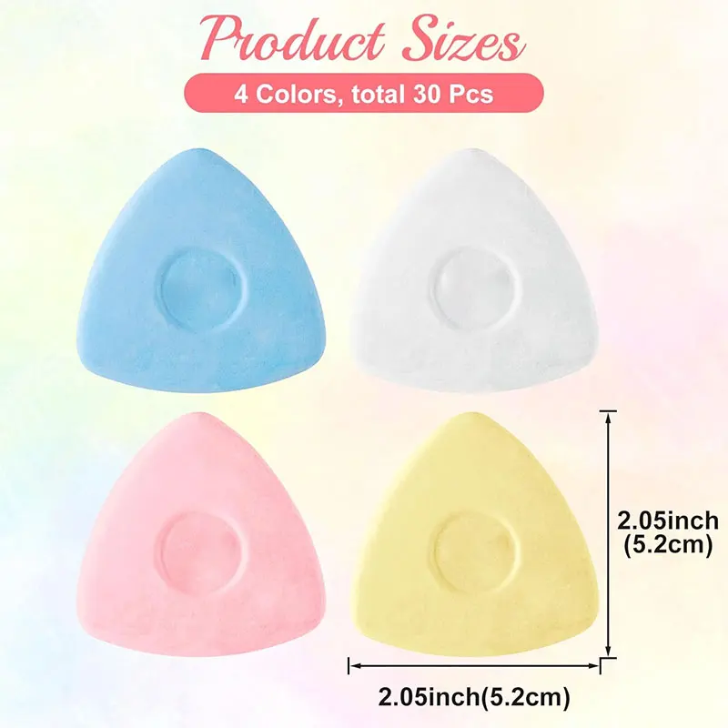10/20/30Pcs Triangle Tailors Chalk Sewing Fabric Marker Chalk Professional Tailors Chalks Markers for Sewing Notions Supplies #3