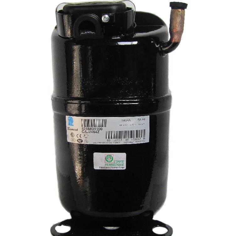 Compressore per congelatore Tecumseh più venduto R404a Caj2464Z 1,5 CV 220 V Compressore per celle frigorifere