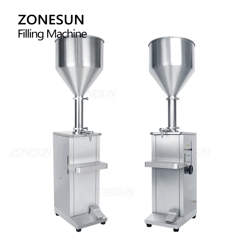 ZONESUN – Machine de remplissage de Gel d'alcool entièrement pneumatique, ZS-GT1V