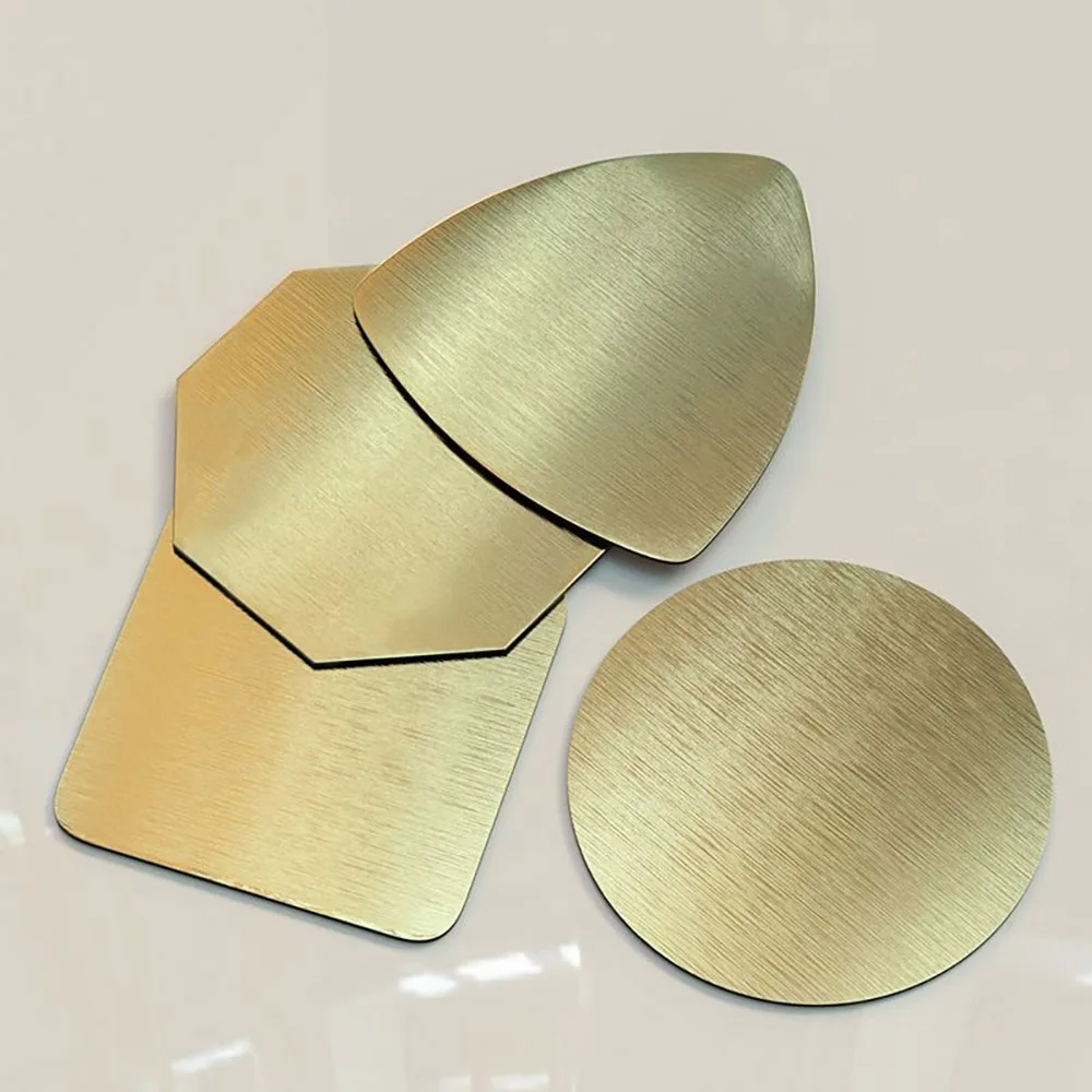 10cm Diameter Stainless Steel Nail Showing Shelf Photograph Background Manicure Tool Anti-Slip Magnetic Nail Holder Cushion 404S