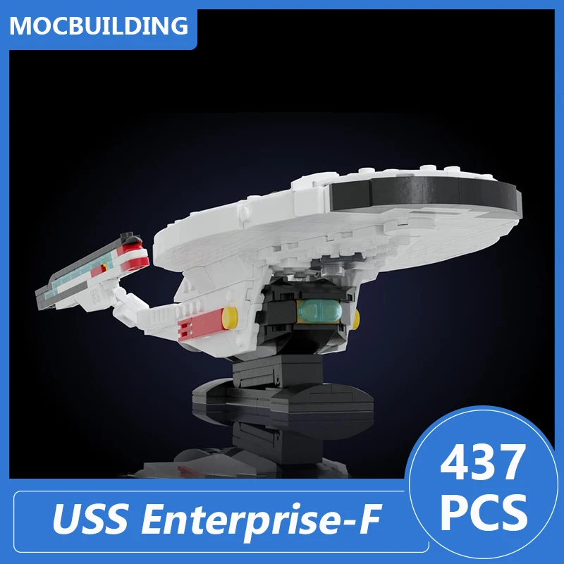 USS Enterprise E & F & NX-01 & Kelvin Timeline Series Moc Building Blocks Diy Assemble Bricks Space Educational Toy Gifts 272PCS