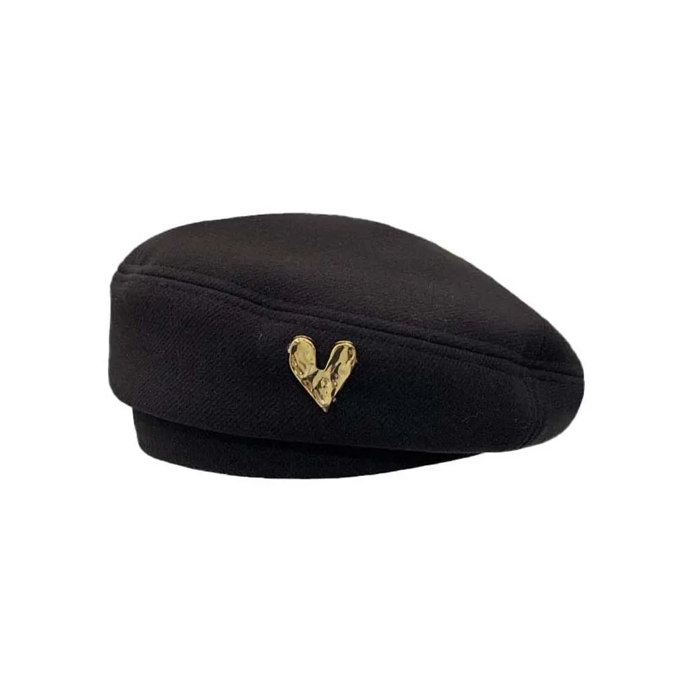 Soft Vintage Beret Hat Classic Color Thermal Texture Newsboy Octagonal Hat Exquisite Adjustable Size Cartoon Bear Cap