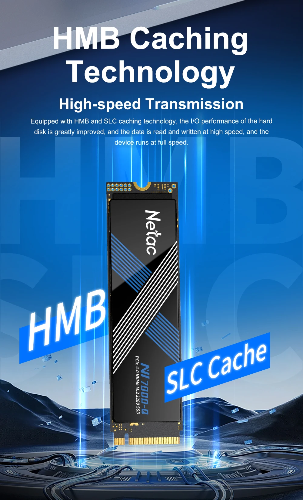 Netac M.2 SSD 1 TB 2 TB SSD 4 TB Festplatte M2 SSD M.2 NVMe PCIe4.0X4 SSD Interne Festplatte für PS5 Laptop Desktop – Detail 7