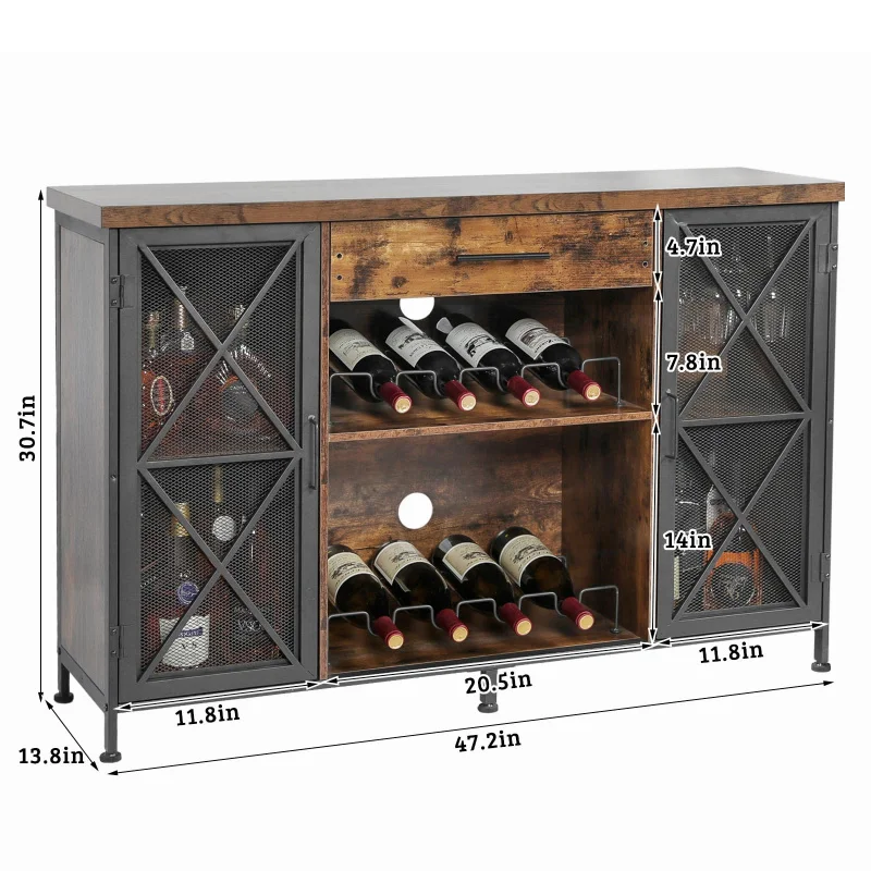 custom.Modern Design Storage Display Cabinet Multi-Functional Wine Cabinet