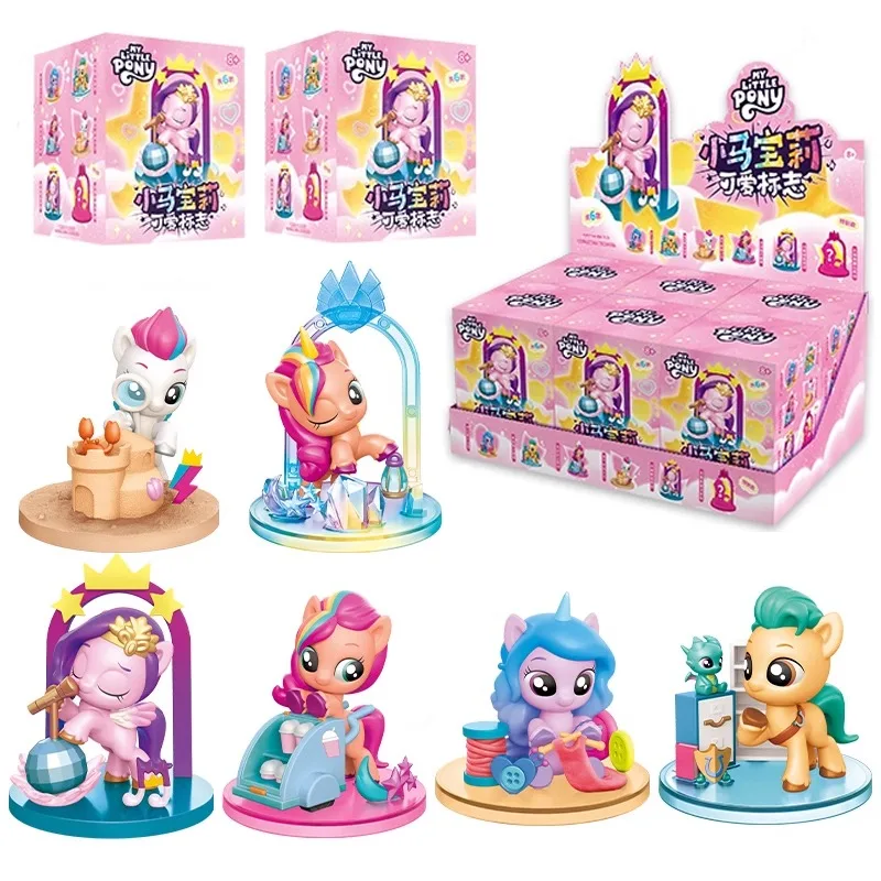

My Little Pony Blind Box Toys A New Generation Make Your Mark Action Figure with Character Cards Mystery Box Girl Children Gifts