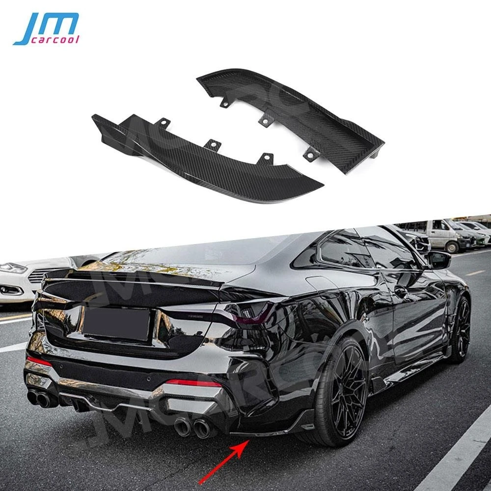 

Dry Carbon Fiber For BMW 4 Series G22 G23 Coupe 2021+ Rear Bumpers Side Splitters Apron Canards Car Styling Bodykits Accessories