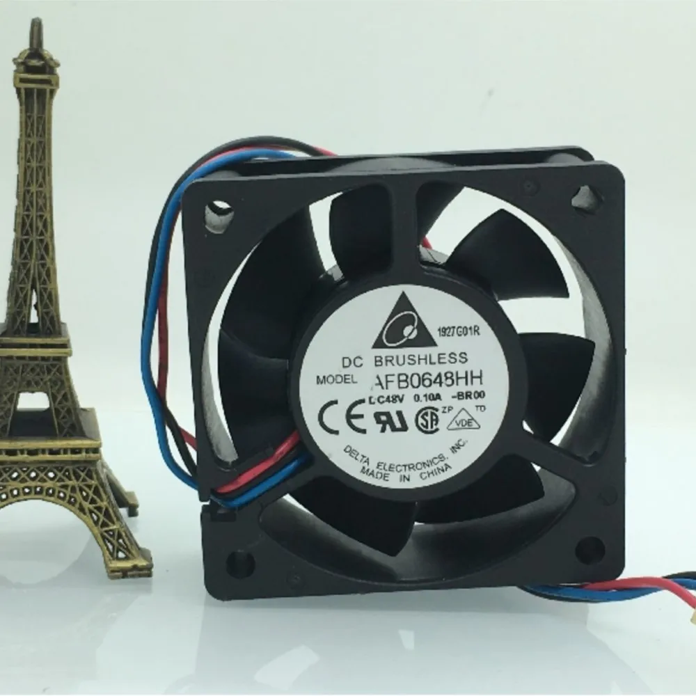 DC 48V 60mm Server fan AFB0648HH 6CM 60*60*25 mm 6025 0.12A  Inverter Cooling fan