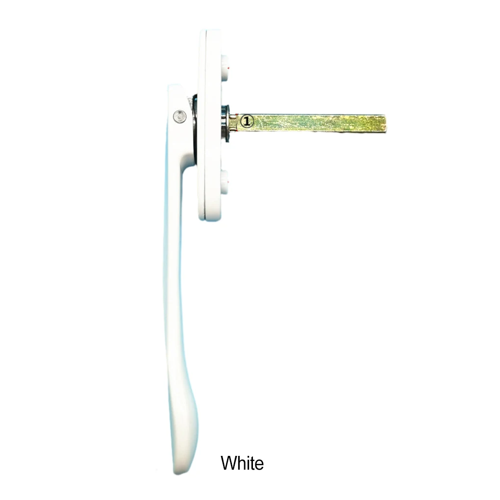 โลหะผสมบานเปิดที่ซ่อนอยู่จัดการการรักษาความปลอดภัยทนทานและเชื่อถือได้การใช้งานแบบกว้างความเข้ากันได้กว้างสีขาว