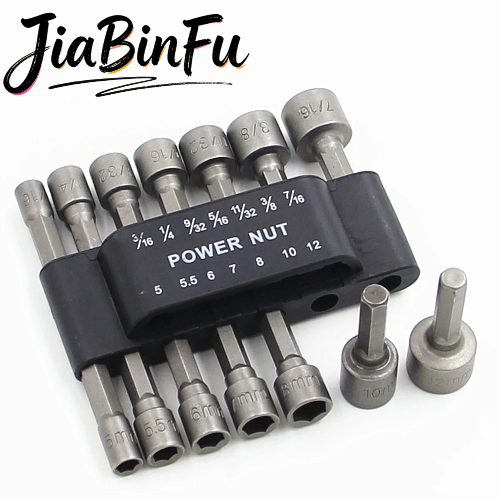 Powerful Socket Inner Hexagonal Wrench Hexagonal Handle Screwdriver Socket Extension Rod Pneumatic Screwdriver Insert Tool Set