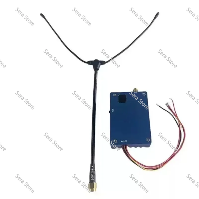 500Mhz 2W FPV Wireless Transmitter Receiver 8 Channels Wireless Image Transmission 12V Power Supply